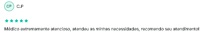 Relato público de paciente sobre o atendimento médico da Virtus
