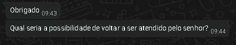 Relato público de paciente sobre o atendimento médico da Virtus